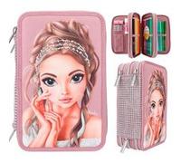 Dessin et coloriage enfant Top Model Trousse 3 compartiments Glitter Queen Multicolore
