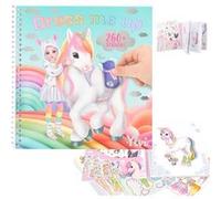 Dessin et coloriage enfant Top Model Ylvi Dress Me Up Album autocollants Multicolore E