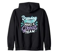 Dessin et Je Fais Une Excellente équipe pour Les Artistes Sweat à Capuche