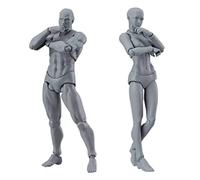 Dessin Figure Modèle, Dessin Figures Modèle 2PCS 5,91 pouces Action mâle Figure Figure de la peinture du corps Mannequin Modèle de peinture pour le corps pour les artistes