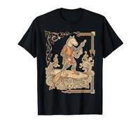 Dessin Humour médiéval Bestiaire Paddleboarder Moine T-Shirt