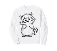 Dessin Mignon Raton Laveur Dessin Ligne Art Dessin Main dessiné à la Main Sweatshirt