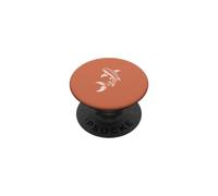 Dessin Minimaliste en Forme de Poisson koï Zen Japonais PopSockets PopGrip Adhésif