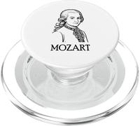 Dessin Minimaliste Mozart PopSockets PopGrip pour MagSafe