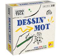 Lisciani – Jeu – Ludoteca Dessin Mot – Dessins et devinettes 8+ ans, feutre effaçable – 4+ joueurs