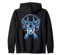 Dessin Motif Antilope Mignon Illustration Visage Antilope Sweat à Capuche