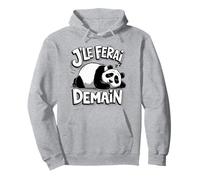 Dessin Panda Humour Paresse Flemme Sieste J'le Ferai Demain Sweat à Capuche