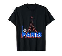 Dessin Panneau Métro Paris Tour Eiffel souvenirs de Paris T-Shirt