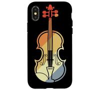 Dessin pour violon Look vintage Musique baroque Coque pour iPhone X/XS