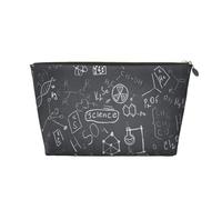 Dessin Scientifique Manuscrit imprimé, Trousse de Maquillage Trousse à cosmétiques Trousse de Toilette de Voyage Portable Pochette de Toilette