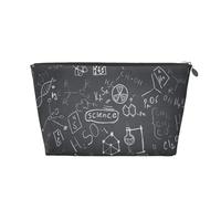 Dessin Scientifique Manuscrit imprimé, Trousse de Toilette Trousse de Maquillage Sac à cosmétiques Trousse de Toilette de Voyage Portable