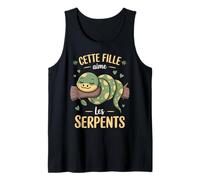 Dessin Serpent Motif Mignon Femme Fille Aime Les Serpents Débardeur