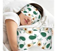 Dessin simple d'un avocat, Masque de sommeil pour la maison, les voyages et le travail posté, couvrant entièrement les yeux et bloquant la lumière