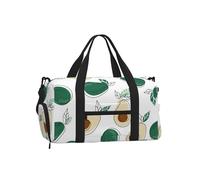 Dessin Simple d'un Avocat,Sac de Sport bandoulière à Main, Sac de Voyage Grande capacité pour Femmes et Hommes