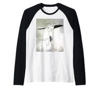 Dessin Vintage de Dame Portant Un Chapeau Manche Raglan
