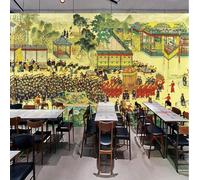 Dessiné À La Main Architecture D'Un Palais De Luxe Officiels Réunion Matinale Papier Peint 3d Moderne Soie Texturée Haut De Gamme IdéAl Pour Le Salon Et La Chambre à Coucher-430cm×300cm