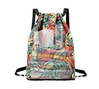 Dessine le sac à dos - sac à dos à l'épaule compacte, Sackpack de gymnase pliable | Pack de voyage de fitness léger, pochette de stockage résistant à l'eau, porte-utilitaire portable pour les déplacem