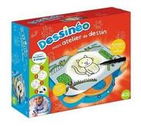 Dessineo Mon Atelier dessin pas a pas - J'apprends a dessiner en 4 etapes - Pupitre lumineux, Machine - Jeu