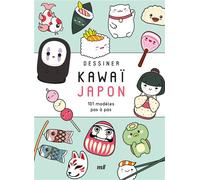 Dessiner kawaï - Japon 101 modèles pas à pas - Collectif - Merci Les Livres - broché - Guide