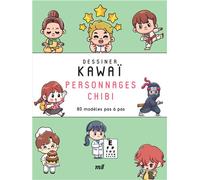 Dessiner kawaï - Personnages chibi 80 modèles pas à pas - Collectif - Merci Les Livres - broché - Guide