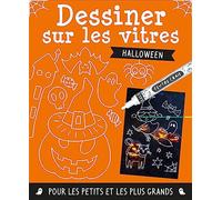 Dessiner sur les vitres Halloween : Avec 1 feutre