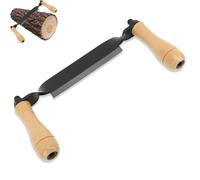 Dessiner un couteau à rasage, 9,6 pouces Couteau de dessiner, tracer ou outil de rasage de rasage poignée en bois ergonomique, outil de main de débarcation en bois massif pour le (Type droit)