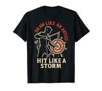 Dessinez comme Un Artiste frappé comme Un Archer de tempête T-Shirt