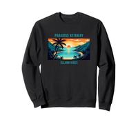 Dessins d'art des Caraïbes de l'île Tropique des Bahamas Sweatshirt