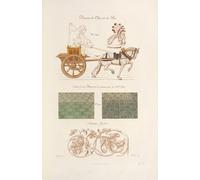 Dessins de char et de pave ; n° 6808 ; extraits de deux manuscrits du commencement du XVIeme. siècle ; n° 6920. (1839) Affiche imprimée par Nicolas Xavier Willemin (18 x 24)