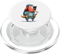 Dessins de asque Rigide pour Constructeur de Chien Comique PopSockets PopGrip pour MagSafe