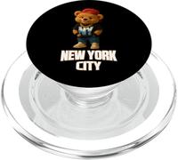 Dessins Graphiques d'illustration d'ours en Peluche Cool de New York City PopSockets PopGrip pour MagSafe