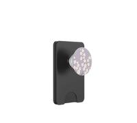 Dessins minimalistes de Fleurs Blanches PopSockets PopWallet pour MagSafe