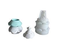 Dessins peu encombrants Support ornements de Noël 3 niveaux Compartiments séparés pour Variété Solutions Décoration Solution Espace Service Noël Boîte de Noël