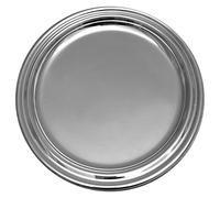 Dessous de Bouteille en Argent plaqué Argent 14 cm à l'intérieur 10,5 cm pour protéger la Table des marges d'eau et Laisser Les Bouteilles Belle Apparence.