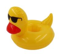 Dessous de Bouteille Flottant,Dessous de Verre Flottant Mignon de Canard Jaune - Porte-Boissons Water Game Pool pour plages, piscines