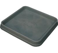 Dessous de plat BIANCA carré en plastique anthracite