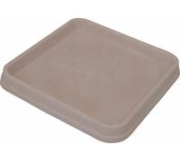 Dessous de plat BIANCA carré en plastique taupe