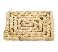 Dessous de plat carré en maïs naturel tressé de 15 cm - - ALTOBUY Beige