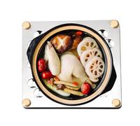 Dessous de plat chaud | Support pour poêles en acier inoxydable résistant à la chaleur | Supports en métal pour casseroles pour plan de travail, camping, randonnée et tables de salle à manger