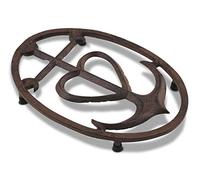 Dessous de Plat,Croix Camarguaise en Fonte, Longueur 24 cm