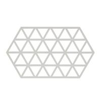 Dessous De Plat Design En Silicone Beige Gris 24x14cm Gris