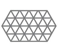 Dessous de Plat Design Triangles Silicone Gris - Grand Modèle Gris