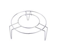 Dessous de plat en acier inoxydable - Petit support rond pour cuiseur vapeur - Pour casseroles et cuisines - Support pour autocuiseur (L)