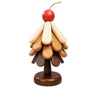 Dessous de plat en bois - Design accrocheur - 4 pièces - Support de plat chaud - Pliable - Protection résistante à la chaleur - Pour extérieur, pique-nique, repas, salle à manger