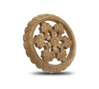 Dessous de Plat en Bois Fait à la Main pour Plats Chauds, Plats et casseroles, pour Cuisine et Salle à Manger, décoration de Table, résistant à la Chaleur, Sculptures décoratives rustiques, 20 cm