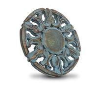 Dessous de Plat en Bois Fait à la Main pour Plats Chauds, Plats et casseroles, pour Cuisine et Salle à Manger, ustensiles de Cuisine, résistant à la Chaleur, Sculptures décoratives rustiques, 15 cm