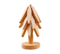 Dessous De Plat en Bois Forme Sapin, Sets De Table en Bois pour L'isolation, pour Casseroles Et Poêles Chaude, Anti-brûlure