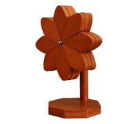 Dessous de plat en bois naturel résistant à la chaleur en forme de moulin à vent pour comptoir de cuisine, table à manger, accessoires de table