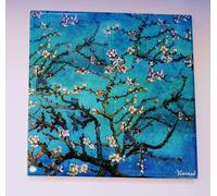 Dessous DE Plat en CÉRAMIQUE L'AMANDIER comme Van Gogh