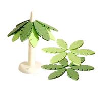 Dessous de plat en forme d'arbre - 21 x 19 x 8,5 cm | Set de dessous de plat pliable | Dessous de verre gain de place pour protéger les plans de travail, tables et surfaces de cuisine avec style